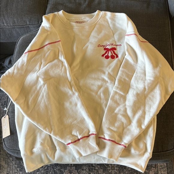 Dairy Boy Cream Sweater "Dairy Girl Summer" - Picture 3 of 8